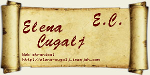 Elena Čugalj vizit kartica
